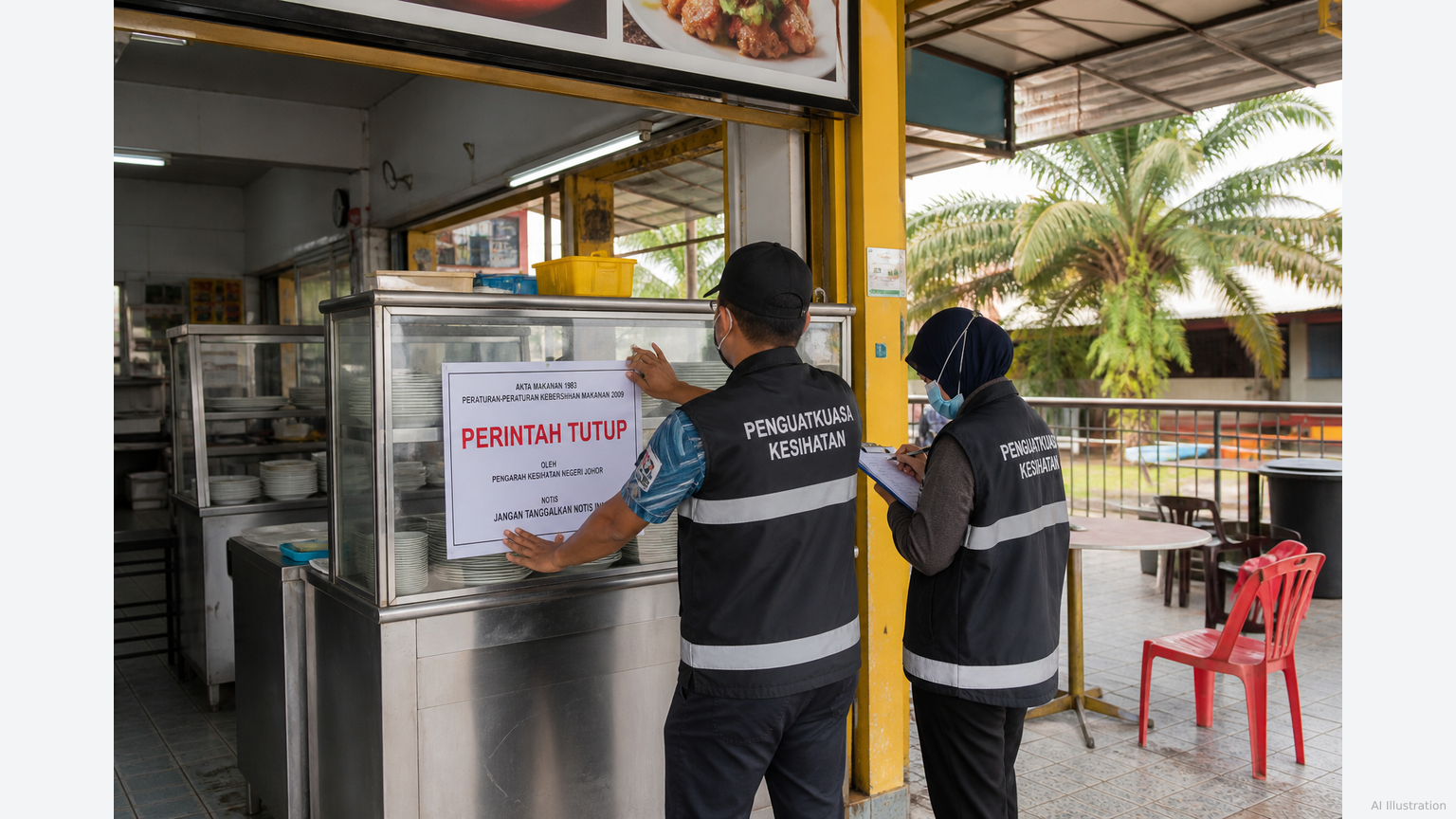 Johor eatery shut down after flies, eggs found in food [WATC - Featured Image